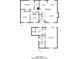 Floor plan showing layout of both floors, including primary bedroom and living room at 5339 Biffle Downs Rd, Stone Mountain, GA 30088