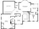 Second floor plan with primary bedroom and full bath at 6450 Oak Valley Dr, Cumming, GA 30040