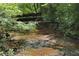 Scenic view of a small creek with natural surroundings and fallen trees at 355 Clark Creek Pass, Acworth, GA 30102
