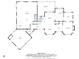Detailed first floor plan layout with kitchen, living room, and Gathering room at 355 Clark Creek Pass, Acworth, GA 30102