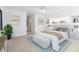 Bright bedroom with modern decor, a large bed, and a calming atmosphere at 165 River North Walk, Atlanta, GA 30328