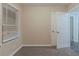 Bedroom featuring neutral walls, carpeted floors, base board trim, and a bright white door at 1906 Oak Valley Rd, Decatur, GA 30035