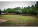 Large backyard with a well-maintained lawn and a wooden fence at 237 Arborview Dr, Mcdonough, GA 30252