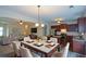 Inviting living room flows into eat-in kitchen area, creating an open and connected living space at 2671 Calvary Dr, Hampton, GA 30228