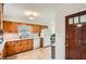 Functional kitchen with ample cabinet space and a convenient layout for meal preparation at 5478 Janice Ln, Stone Mountain, GA 30087