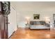 Cozy living room with hardwood floors and neutral decor for a warm and inviting space at 5478 Janice Ln, Stone Mountain, GA 30087