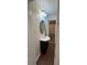 Bathroom with vanity and oval mirror at 1951 Bergerac Sw Ct, Marietta, GA 30008