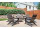 Charming backyard features an inviting fire pit surrounded by chairs, perfect for outdoor gatherings at 47 Roseclair Se Dr, Atlanta, GA 30317