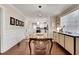 Formal dining area features hardwood floors and modern lighting at 47 Roseclair Se Dr, Atlanta, GA 30317