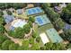A beautiful community featuring a pool, clubhouse, tennis courts, and other recreational facilities at 5925 Water Mark Dr, Cumming, GA 30040