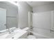 Clean bathroom featuring a tub-shower combination and a vanity sink at 6185 Marbut Farms, Lithonia, GA 30058