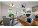 Inviting living room with fireplace and open floor plan at 3331 Vintage Se Cir, Smyrna, GA 30080