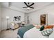 An airy main bedroom features a sitting area, ensuite bathroom, and soft, neutral decor at 3331 Vintage Se Cir, Smyrna, GA 30080