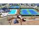 Community pool and tennis courts, offering recreation and leisure activities for residents in a Gathering-friendly setting at 6125 Langdon Way, Cumming, GA 30028