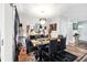 Elegant dining room featuring a modern table and stylish decor at 18 Amanda Dr, Dallas, GA 30157