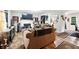 Stylish living room featuring a cozy fireplace and elegant decor at 18 Amanda Dr, Dallas, GA 30157