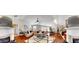 Bright living room with a fireplace, high ceilings, hardwood floors, and modern decor at 805 Pleasant Hill Nw Rd # 343, Lilburn, GA 30047