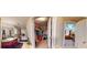 A panoramic view shows a main bedroom featuring a walk-in closet and ensuite bathroom with a dual sink vanity at 805 Pleasant Hill Nw Rd # 343, Lilburn, GA 30047