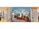 Comfortable main bedroom with trey ceilings, carpet, ensuite bathroom, and a neutral color palette at 805 Pleasant Hill Nw Rd # 343, Lilburn, GA 30047