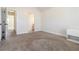 Bedroom featuring vaulted ceilings and multiple entryways at 3823 Dragon Fly Ln, Loganville, GA 30052