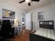 Comfortable bedroom with desk and bed at 517 Sheritan Sw Way, Smyrna, GA 30082