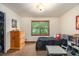 Bedroom featuring a twin bed, window with natural light, and carpet flooring at 2452 Camp Mitchell Rd, Grayson, GA 30017