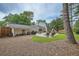 Expansive backyard with patio, lush lawn, and storage; great for outdoor living and entertaining at 2917 Townley Cir, Atlanta, GA 30340