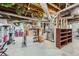 Unfinished basement with exposed ceiling, storage shelves, and mechanicals at 2917 Townley Cir, Atlanta, GA 30340
