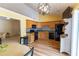 Bright eat-in kitchen features modern appliances, hardwood floor, and black appliances at 40 Oak Hill Dr, Covington, GA 30016