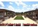 Expansive rooftop terrace offering multiple seating areas, lush landscaping, and stunning city views at 270 17Th Nw St # 3606, Atlanta, GA 30363