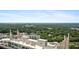 Picturesque aerial view of lush green landscape and the city skyline on a bright, sunny day at 270 17Th Nw St # 3606, Atlanta, GA 30363