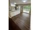 Eat-in kitchen with island and stainless steel appliances at 6399 Boca Grande Blvd, Forest Park, GA 30297