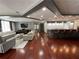 Spacious living room with modern decor, hardwood floors, and a stylish entertainment area at 1101 Juniper Ne St # 1506, Atlanta, GA 30309