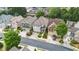 Aerial view of the homes in the neighborhood showcasing the well-maintained landscaping at 4230 Glen Vista Ct, Duluth, GA 30097