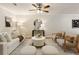 Bright living room with neutral decor, hardwood floors, and stylish furnishings at 1092 Old Roswell Rd, Roswell, GA 30076