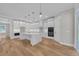 Beautiful kitchen with white cabinetry, a center island, and a double oven at 1461 Leach Dr, Lawrenceville, GA 30045