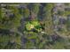 Aerial view of the property with approximate lot lines and address at 2151 Hamstead Ct, Suwanee, GA 30024