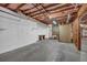 Unfinished basement with utilities exposed overhead at 2151 Hamstead Ct, Suwanee, GA 30024