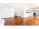 Hardwood floors connect the living room and offer a view to the open floor plan at 2901 Lenox Ne Way # 902, Atlanta, GA 30324