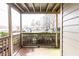 The covered patio overlooks the lush surroundings and community at 2901 Lenox Ne Way # 902, Atlanta, GA 30324