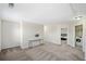 Spacious bonus room with neutral carpet and a desk at 522 Spring View Dr, Woodstock, GA 30188