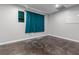 A room with a unique floor, neutral-colored walls, and modern design elements for versatile use at 2990 Hearthstone Dr, Cumming, GA 30041