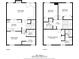 Floor plan showing layout of rooms and square footage measurements at 3663 Essex Ave # 29, Atlanta, GA 30339