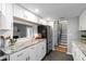 Kitchen featuring stainless steel appliances and a pass through window at 3663 Essex Ave # 29, Atlanta, GA 30339