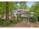 Charming home with brick accents and mature trees providing shade and curb appeal at 110 Westchester Way, Alpharetta, GA 30005