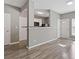 Open dining area with hardwood floors and a view of the kitchen at 2566 Walden Lake Dr, Decatur, GA 30035