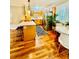 Well-lit kitchen with stainless steel appliances, a breakfast bar, and an adjacent dining area at 1990 Wellbourne Dr # 5, Atlanta, GA 30324