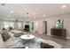 Spacious living room featuring contemporary decor and hardwood floors at 3275 Dodson Dr, East Point, GA 30344
