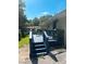 Backyard showcasing a blue deck, perfect for enjoying outdoor living and entertaining in style at 3593 Adkins Nw Rd, Atlanta, GA 30331