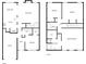 Detailed floor plan showcases the layout of the home at 4817 Enclave Dr, Union City, GA 30291